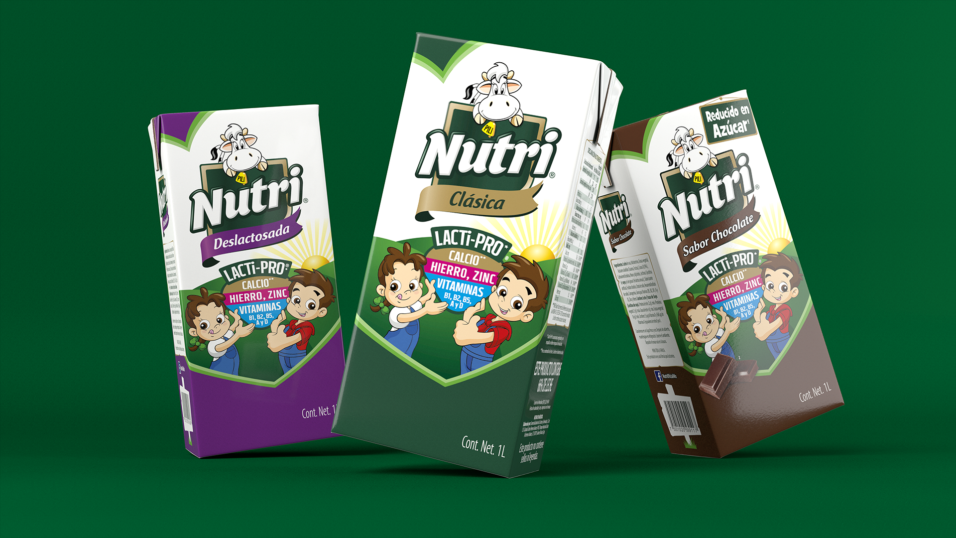 Personajes Nutri leche