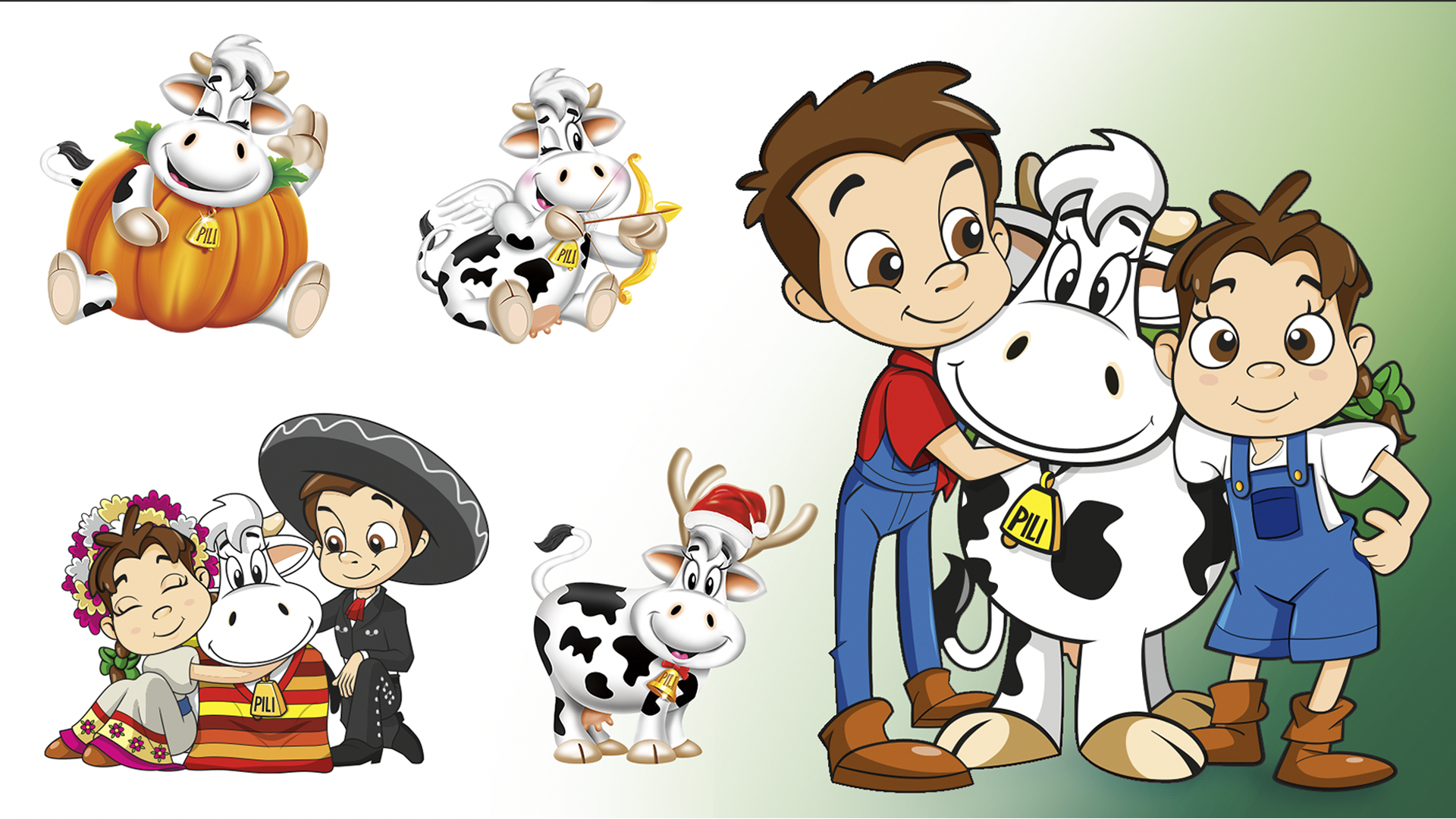 Personajes Nutri leche